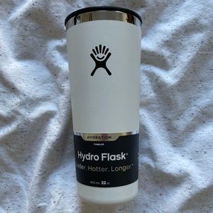 Hydro Flask 22oz tumbler white, new